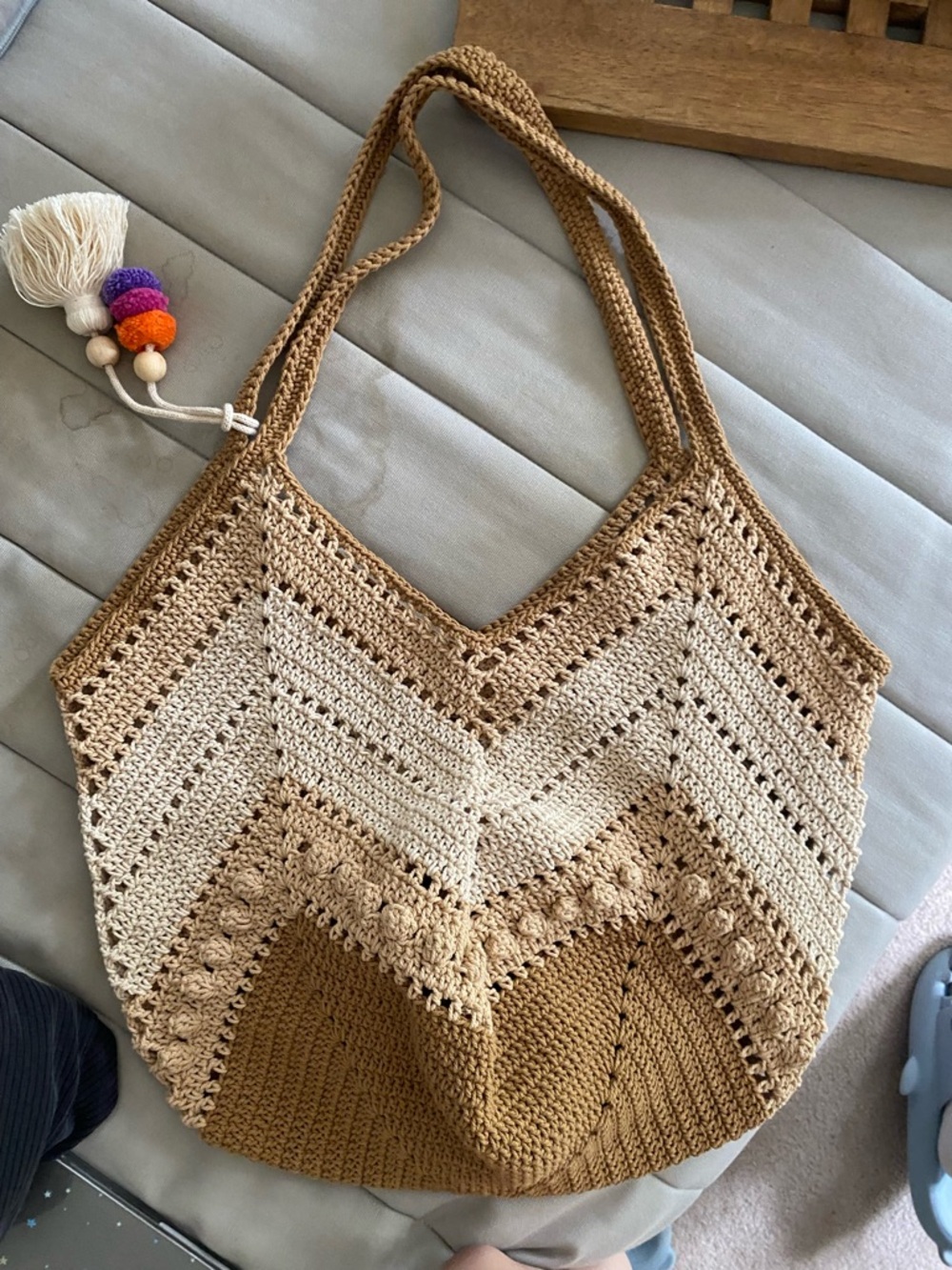Handmade Crochet Tote Bag